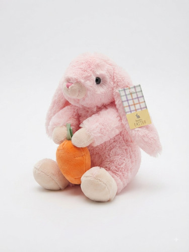 Happy easter pink bunny rabbit - happy,