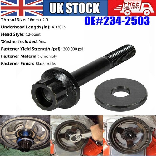 Crank harmonic balancer bolt - crank,