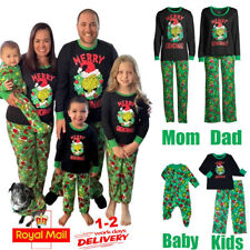The Grinch Christmas Pyjamas Family Matching Boy Girl PJs Set Nightwear Pajamas