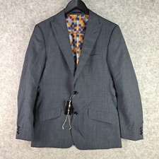 Oxford Jacket Mens 100R Small Blue Navy Blazer Suit Auden NEW NWT 8049