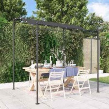 Canopy Anthracite 2x2.3 m 180 g/m² Fabric and Steel vidaXL