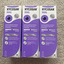 3x Hycosan Dual Eye Drops -