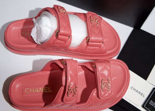 Chanel dad sandal leather - chanel,