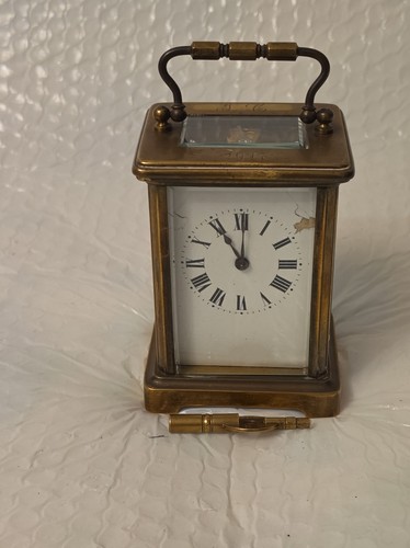 Antique french brass carriage - antique,