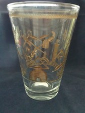 Masonic Vase Wheel Engraved with Profusion of Symbols and Infilled with paste