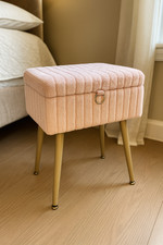 Vanity Stool Storage Seat