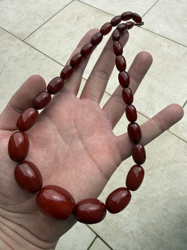 Vintage cherry amber bakelite - vintage,