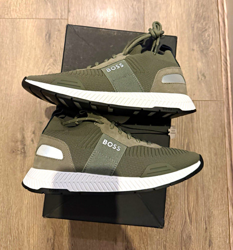 Boss titanium runn men green - titanium,