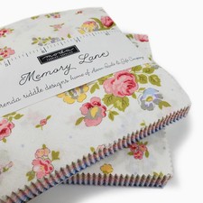 Moda Memory Lane 42 piece charm pack 100% cotton, floral, vintage style fabric