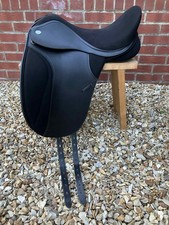 5 DAY TRIAL ✅ 17.5" Thorowgood T4 Dressage Saddle ID DCY 🐴PICK WIDTH N-XW/XXW📏