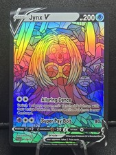 Jynx CUSTOM Stained Glass Holo Card -Display Only