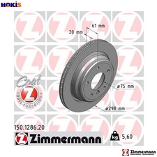 2x BRAKE DISC 150.1286.20 FOR