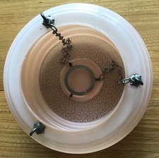 Gorgeous Art Deco Plafonnier Glass Ceiling Light Shade