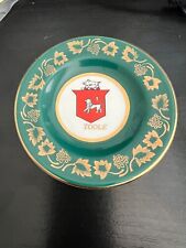 Arklow Pottery Dublin Ireland Historic Families 4" Mini plate name of "Toole"