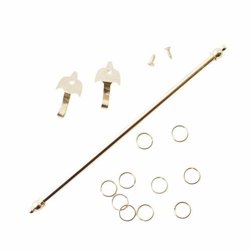 Dolls house brass - brass, rail