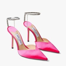 Pink Jimmy Choo Saeda 100