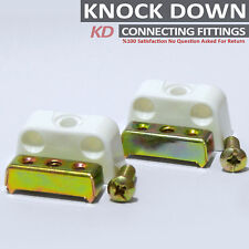 CORNER JOINTS SCREW ON CARCASS CONNECTOR BLOCKS FITTING KIT FURNITURE ASSEMBLY 
