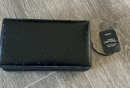 Tuscan black leather zippered - tuscan,