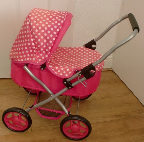 Pink white spotted - white, dolls