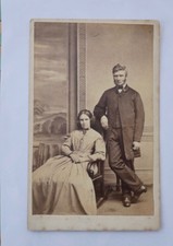 CDV OF A VICTORIAN COUPLE, BY