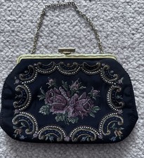 Vintage Tapestry Evening Bag