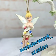 2016 Lenox Disney Tinker Bell Statue Figurine Ceramic Pendant Ornament Rare