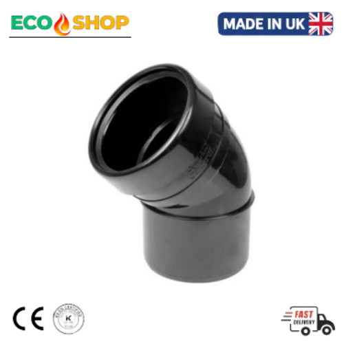 110mm double socket - 110mm, 45°