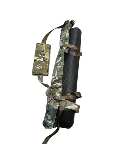 Camping roll mat holder