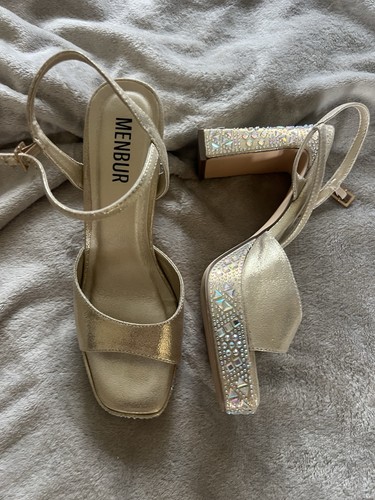 Ladies gold and diamanté - ladies,