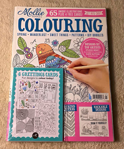 Mollie makes colouring - mollie, june