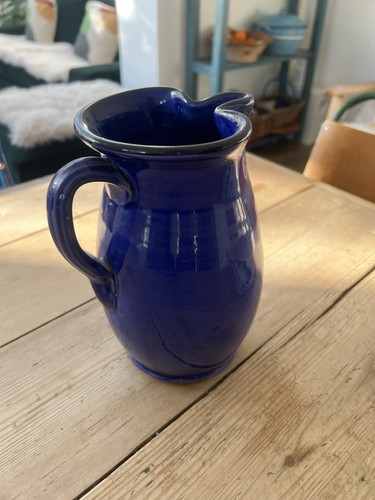 Blue jug heals london ceramic - london,