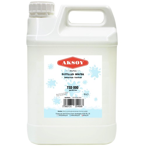 Aksoy distilled water - distilled, 100%