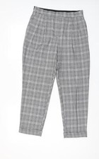 Zara Womens Grey Plaid