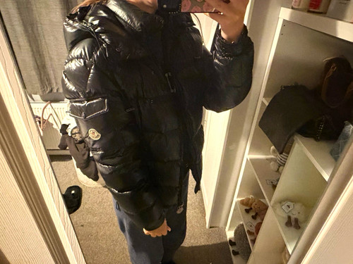 Moncler men black leather - moncler,
