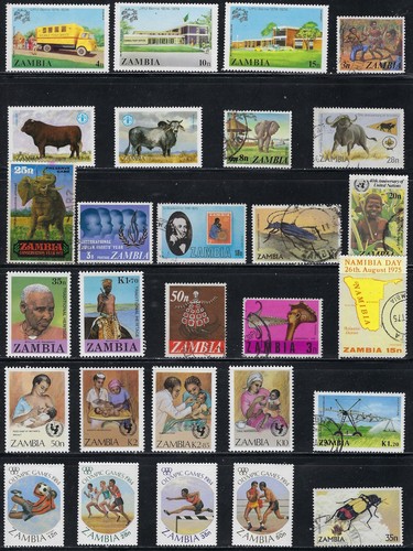 Collection stamps from - of,