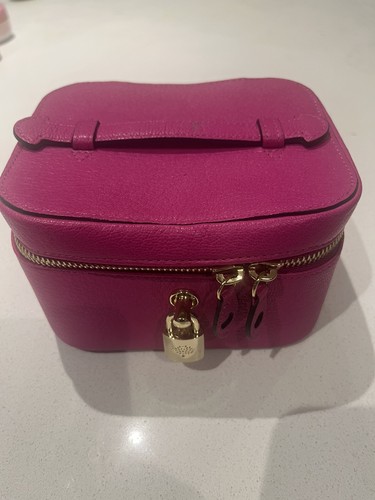 Authentic pink leather