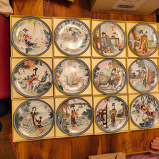 Complete set, Chinese Imperial Jingdezhen Beauties of the Red Mansion Porcelain