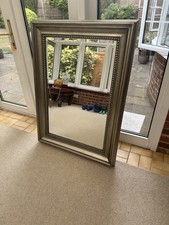 Next Large Pewter Mirror - Excellent Condition and Used