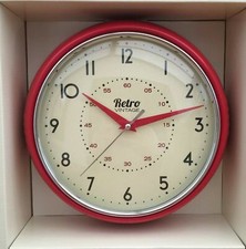 Retro Clock Wall Diner Vintage