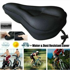 Cushioned Road Bike Seat Cover Soft Padded Gel Bicycle Cycle Saddle Cushion UK