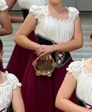 Weissman 'Belle' dress, size XLC. Claret. 