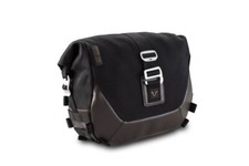 SW Motech Legend LC1 Motorcycle Pannier Saddle Bag - Left - Black/Brown