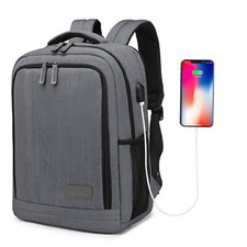 Unisex Rucksack Medium Shoulder Bag Travel A4 Backpack With USB Charging Port
