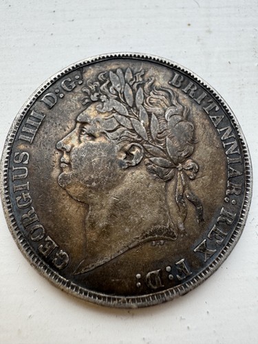 1822 george silver crown - iv,
