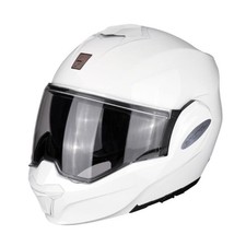 Scorpion EXO Tech Evo Flip Up Motorcycle Motorbike Helmet - White