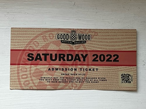Goodwood revival ticket 2022 - goodwood,