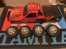 Tamiya Desert Fielder Body Shell & 4x Wheels And Tyres TA01/02