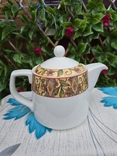 Vintage Royal Doulton Cinnabar Large Tea Pot Teapot 2½ Pints Diamond Vine Design