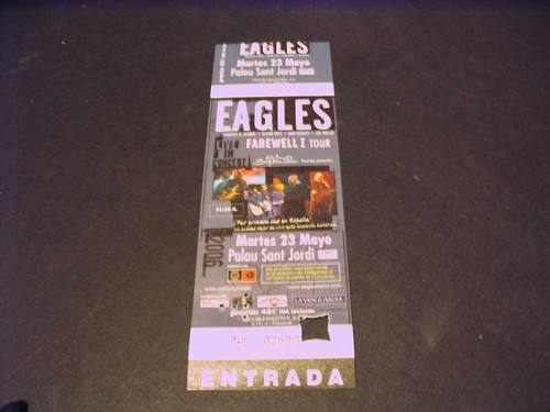 Eagles ticket barcelona - eagles,