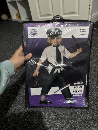 Kids zombie police officer - zombie,